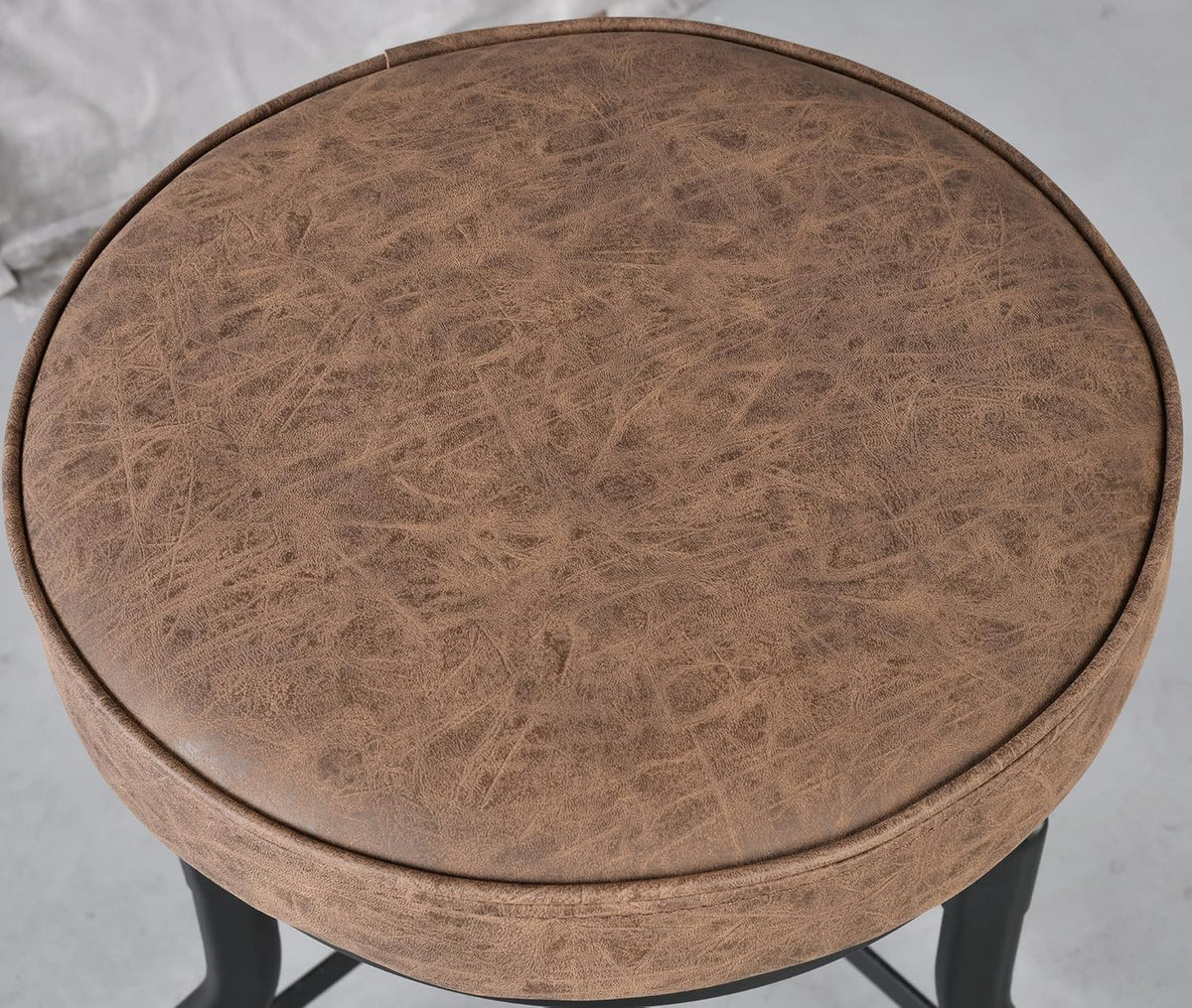Rustic Swivel Bar Stool Set of 2 Z4225
