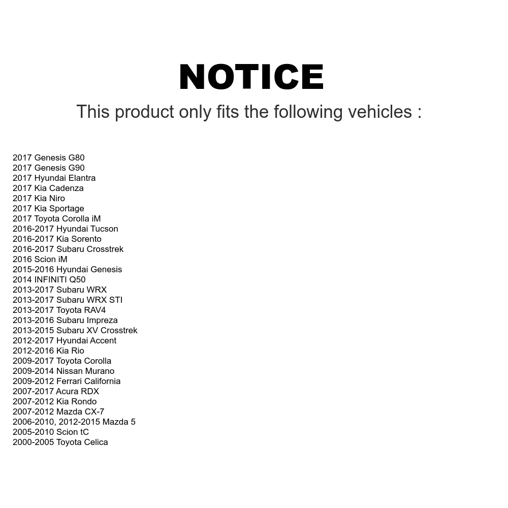 16" + 26" All-Season Wiper Blade Kit Z839446