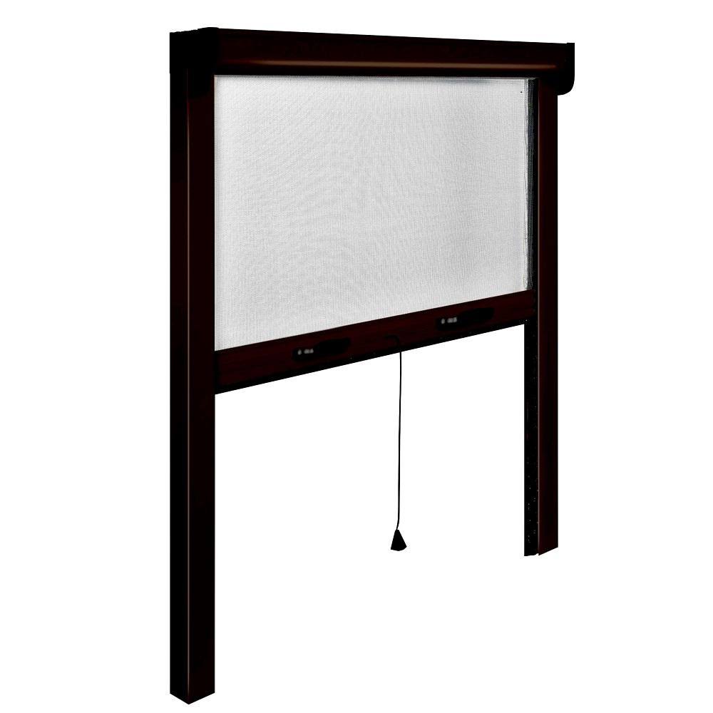 Bronze Aluminum Retractable Insect Screen Frame Kit W36510