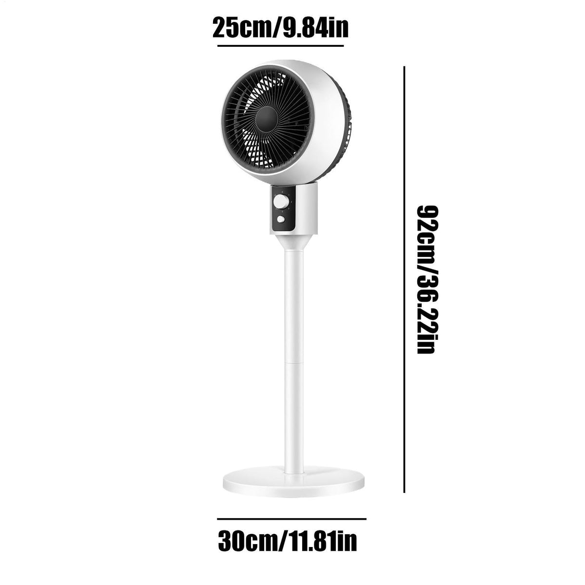 3-Speed Quiet Pedestal Fan O724870