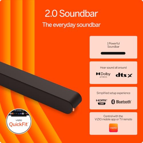 2.0 Soundbar with Dolby Atmos & DTS:X, Bluetooth Speaker J18309