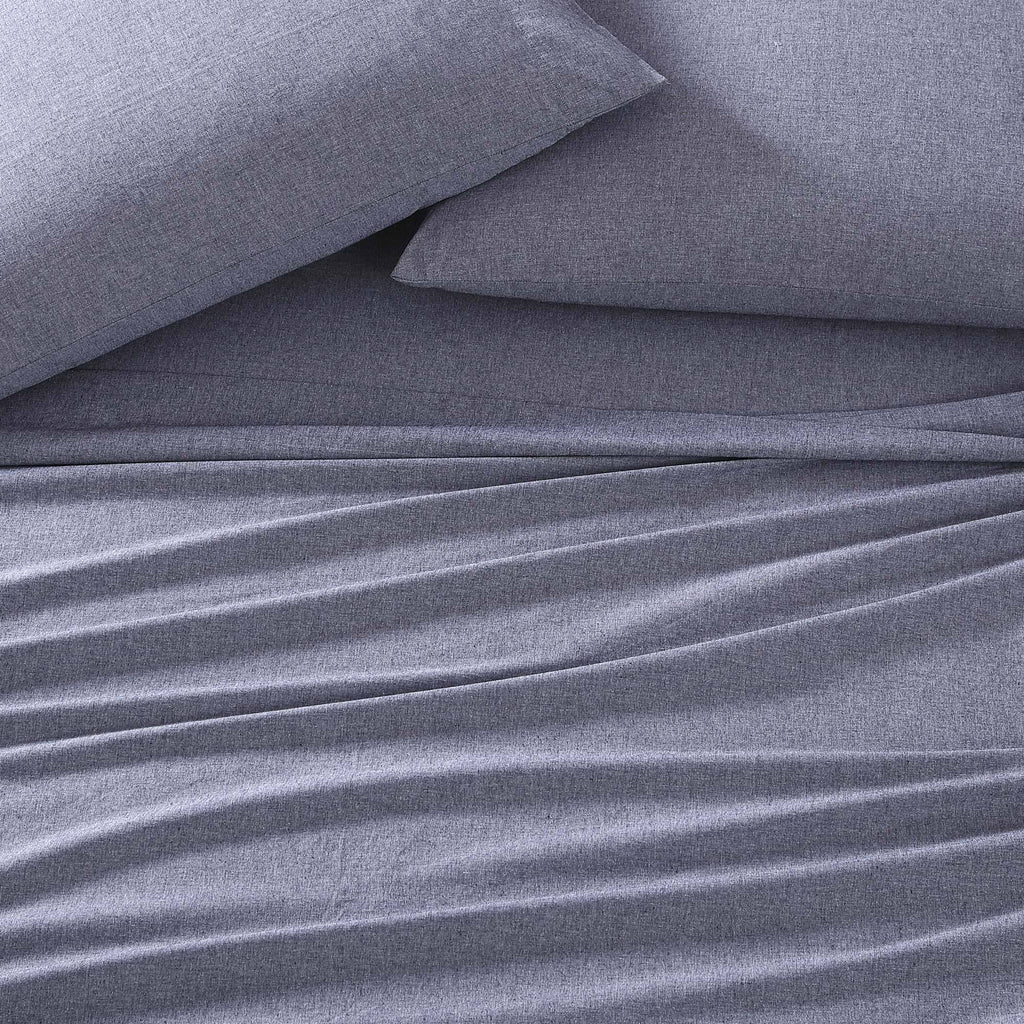 Beige King Percale Sheet Set E4664