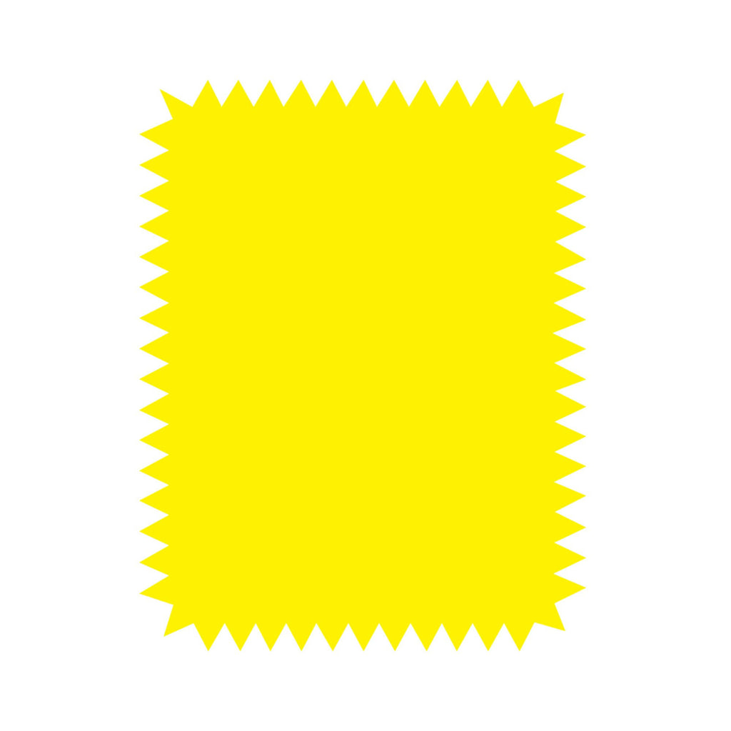 Fluorescent Pre-Cut Poster Board Shapes 5/pack U173