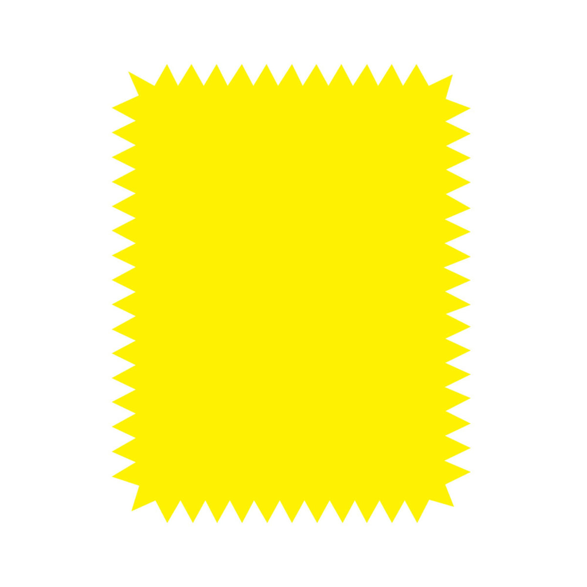 Fluorescent Pre-Cut Poster Board Shapes 5/pack U173