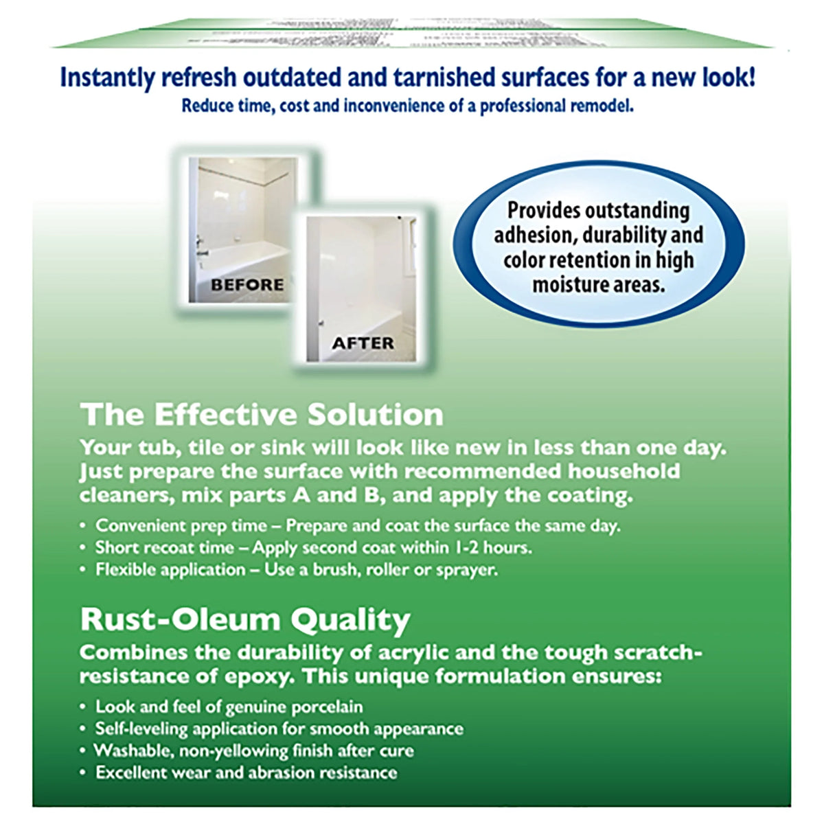 White Gloss Tub & Tile Refinishing Kit R8732