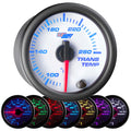 White 7 Color 260 F Transmission Temperature Gauge Kit 2-1/16" 52mm Pack of 2 N7033