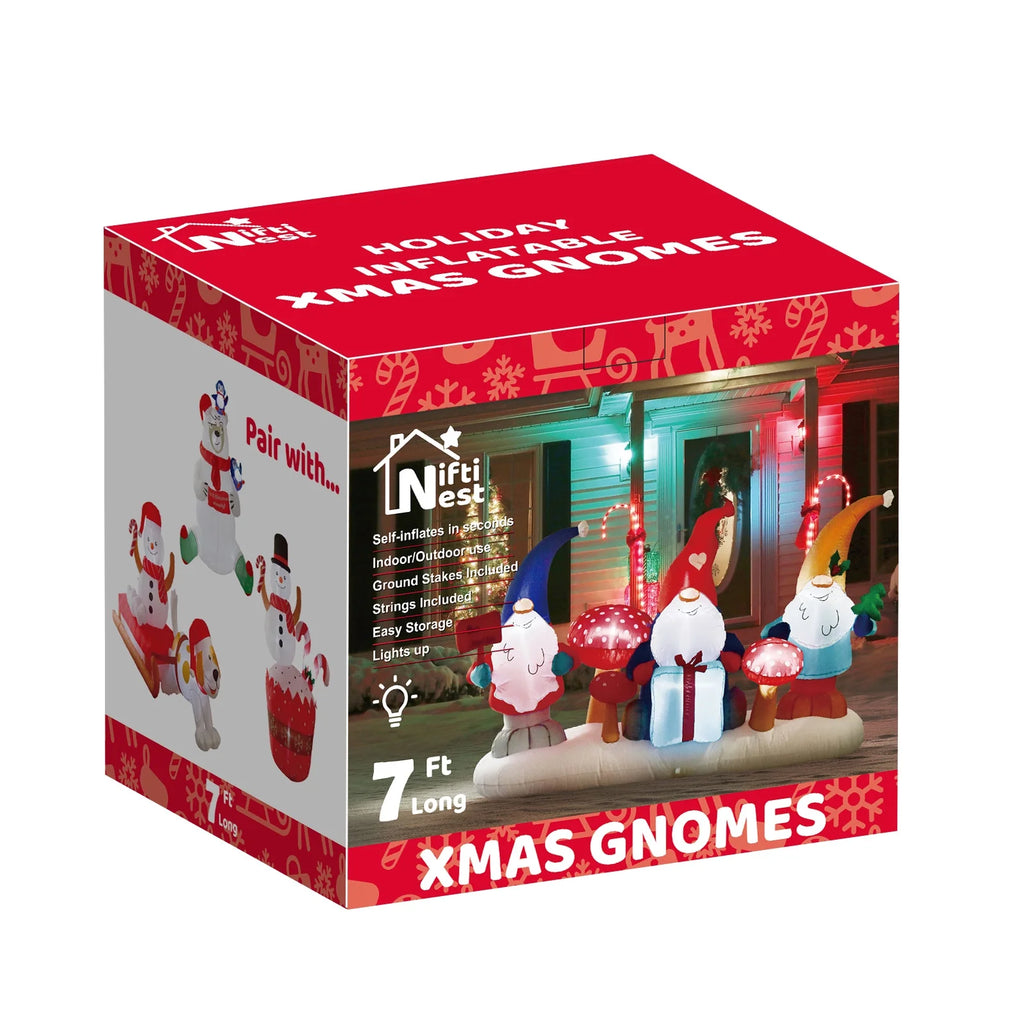 Christmas Inflatable Decorations with LED Lights X5406