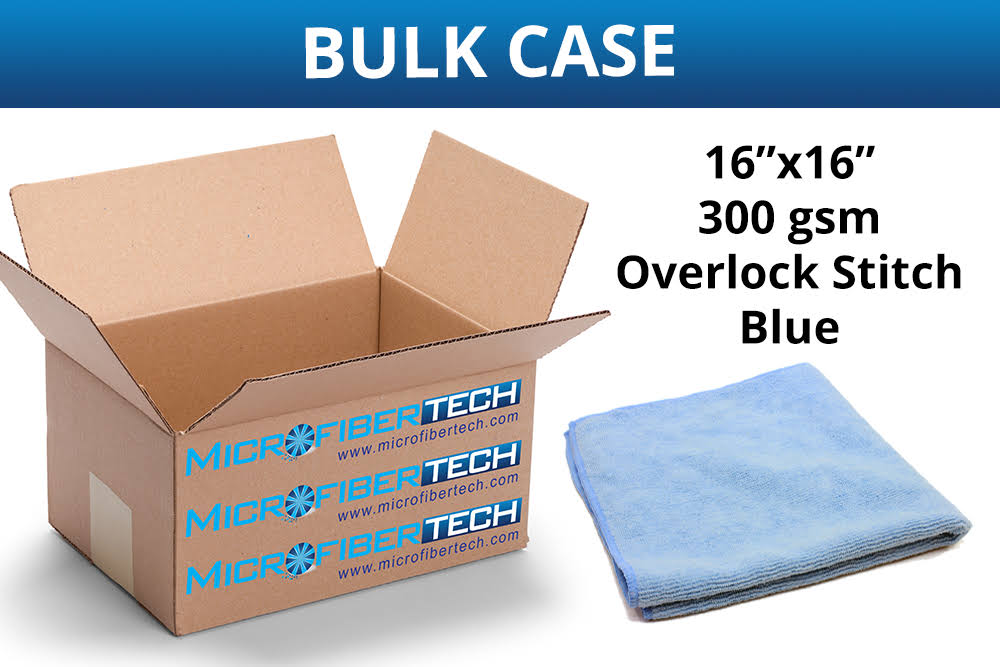 Light Blue Microfiber Towel Y5614