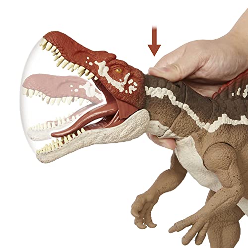 Extreme Chompin' Spinosaurus Dinosaur Action Figure Toy with Movable Joints L368642