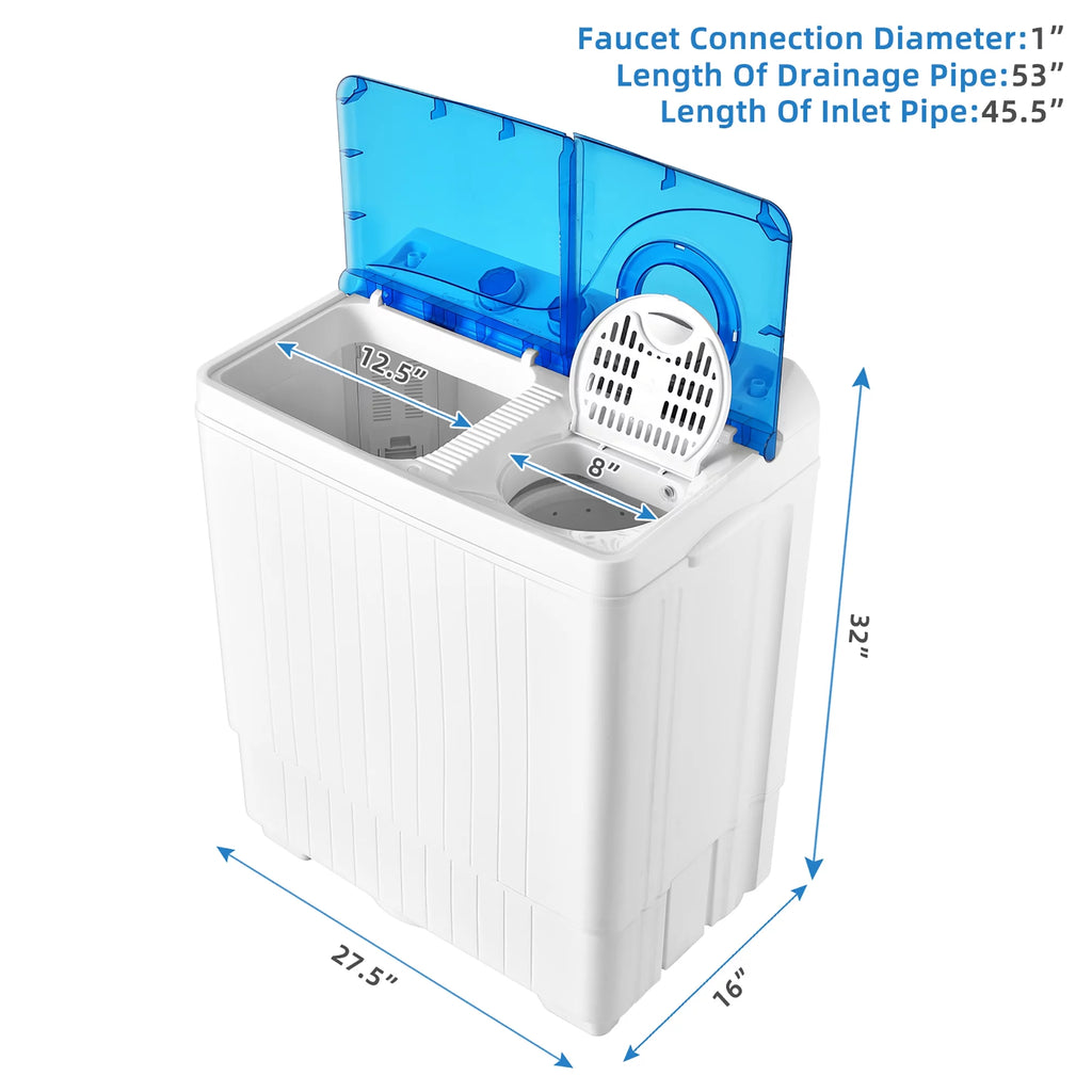 Portable Semi-automatic Twin Tub Washing Machine I619