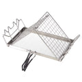 Stainless Steel Folding Camp Stove Toaster Rack V871