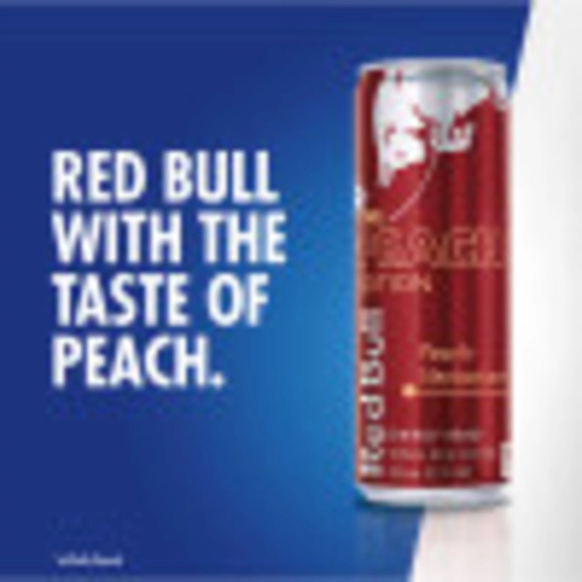 Peach Energy Drink, 12 fl oz, 6 Packs of 4 Cans B343120