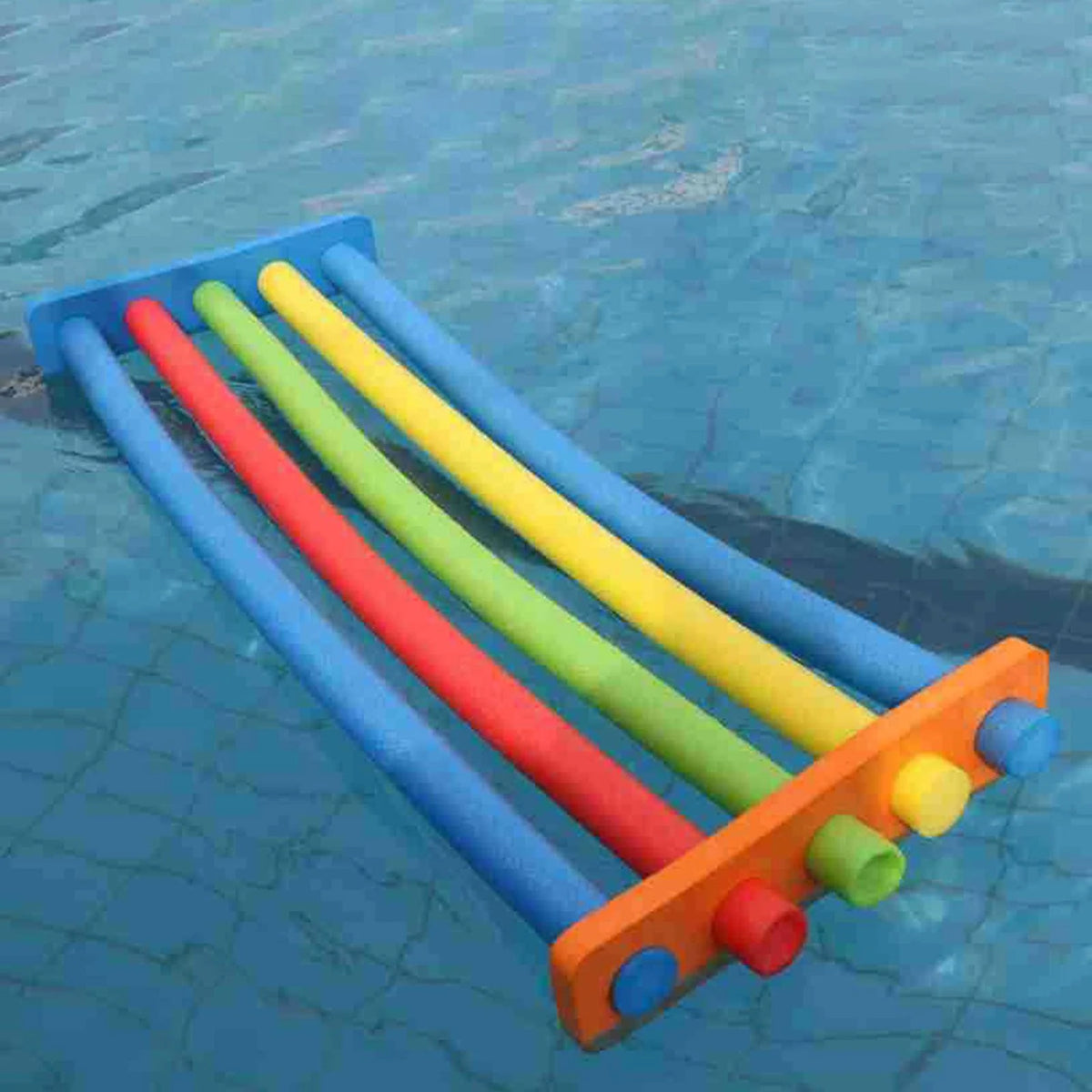 Swim Noodles Connector Foam Flotation Fitting with 5 Holes 52cmx3cmx12cm V4015