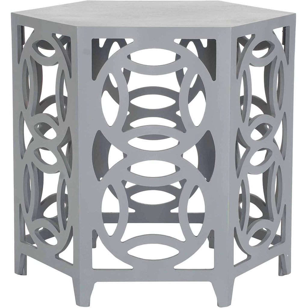 Geometric Hexagon Side Table V569559