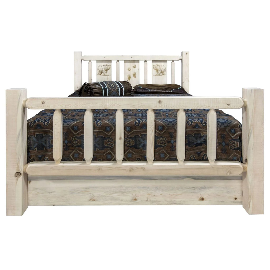 Wood Twin Storage Bed M33049