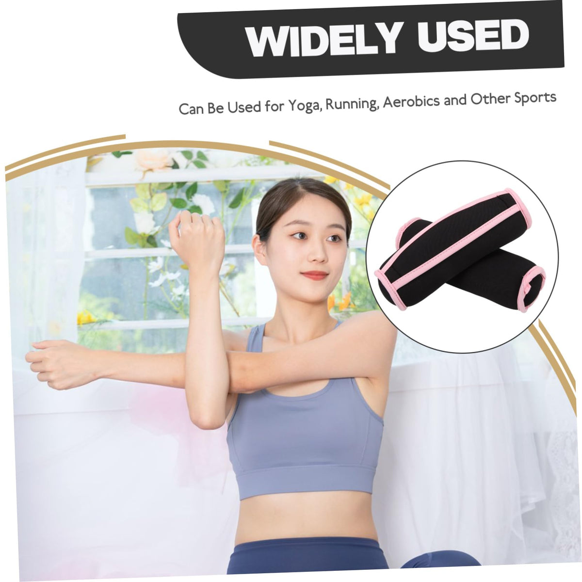 1lb Neoprene Hand Weights Y806327