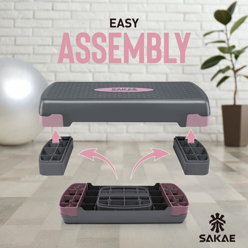 Adjustable Stepper Set with Dumbbells V603767