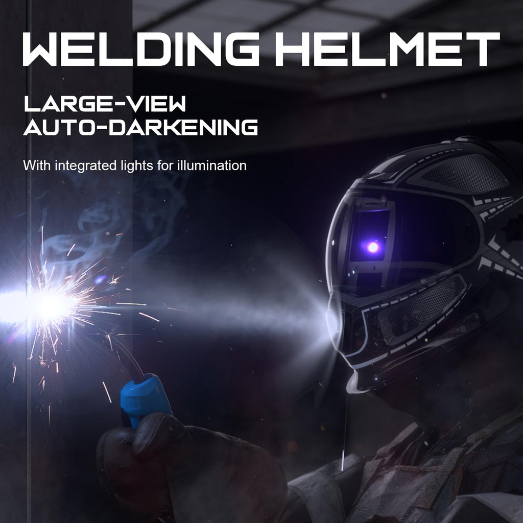 Welding Helmet with Respirator Auto Darkening D96204