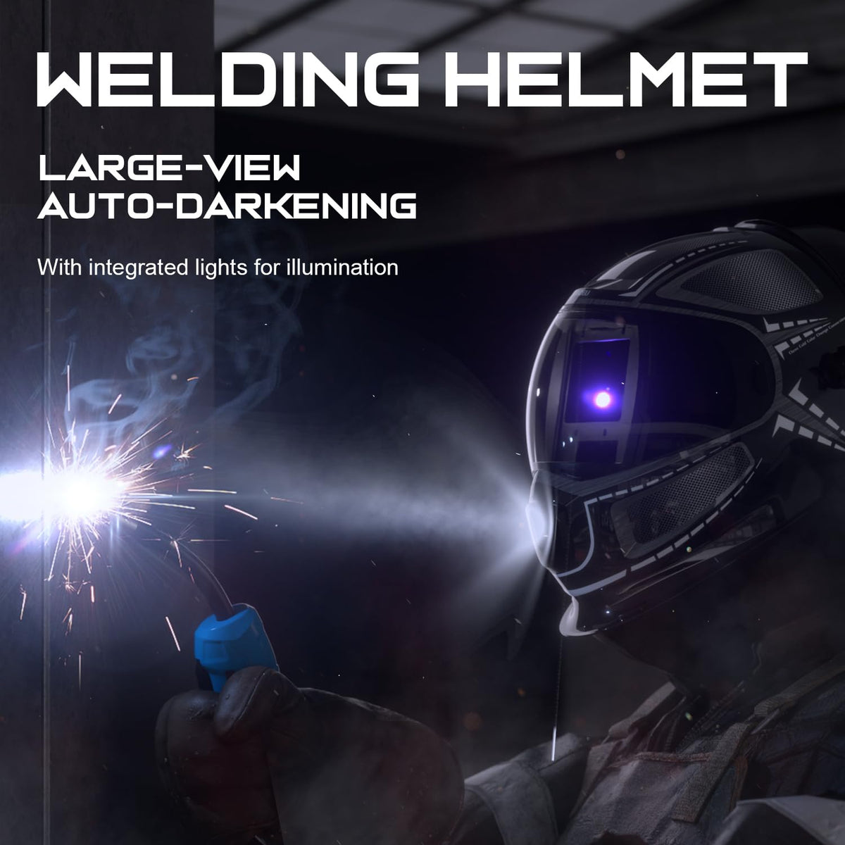 Welding Helmet with Respirator Auto Darkening D96204