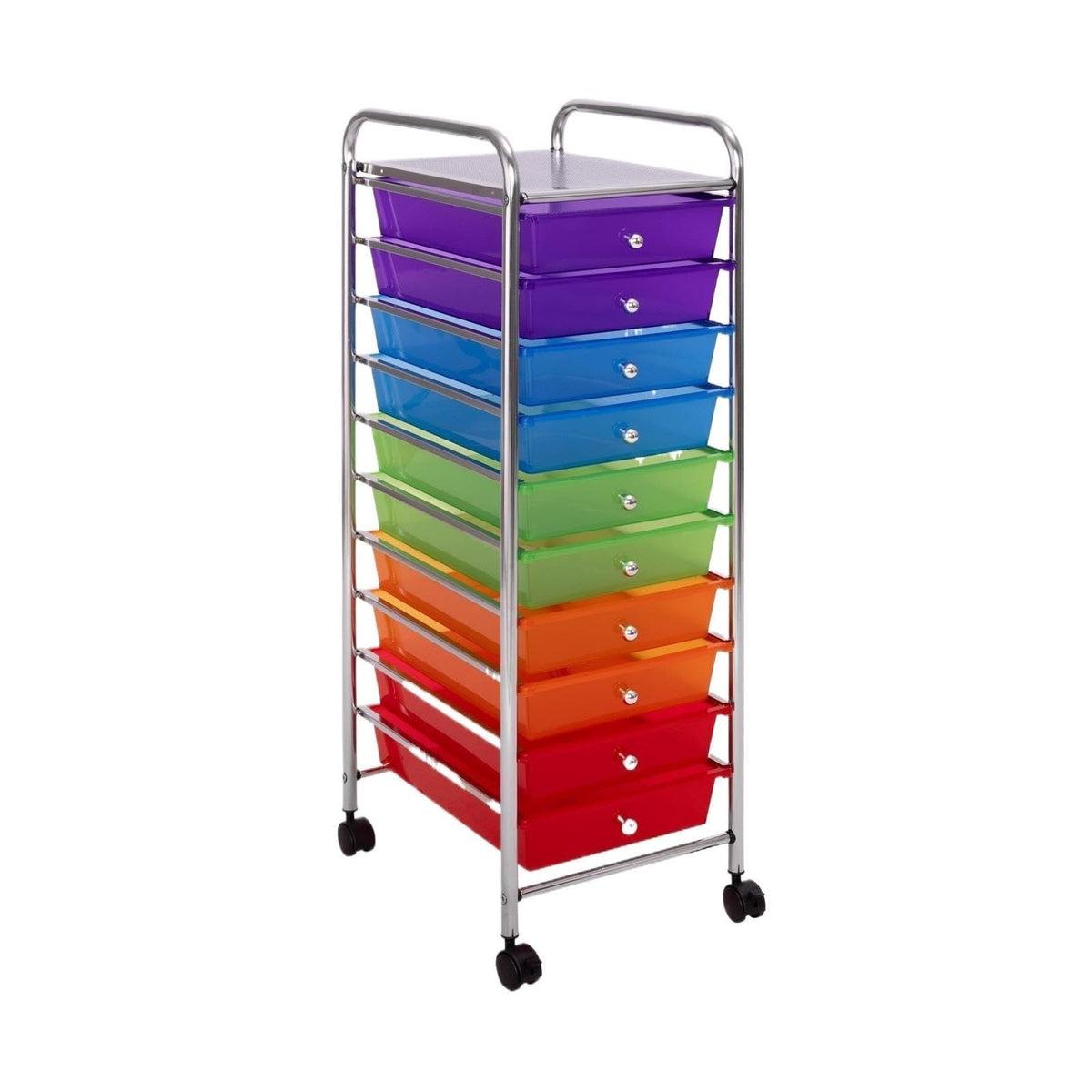 10 Drawer Rolling Storage Cart with Wheels Y224