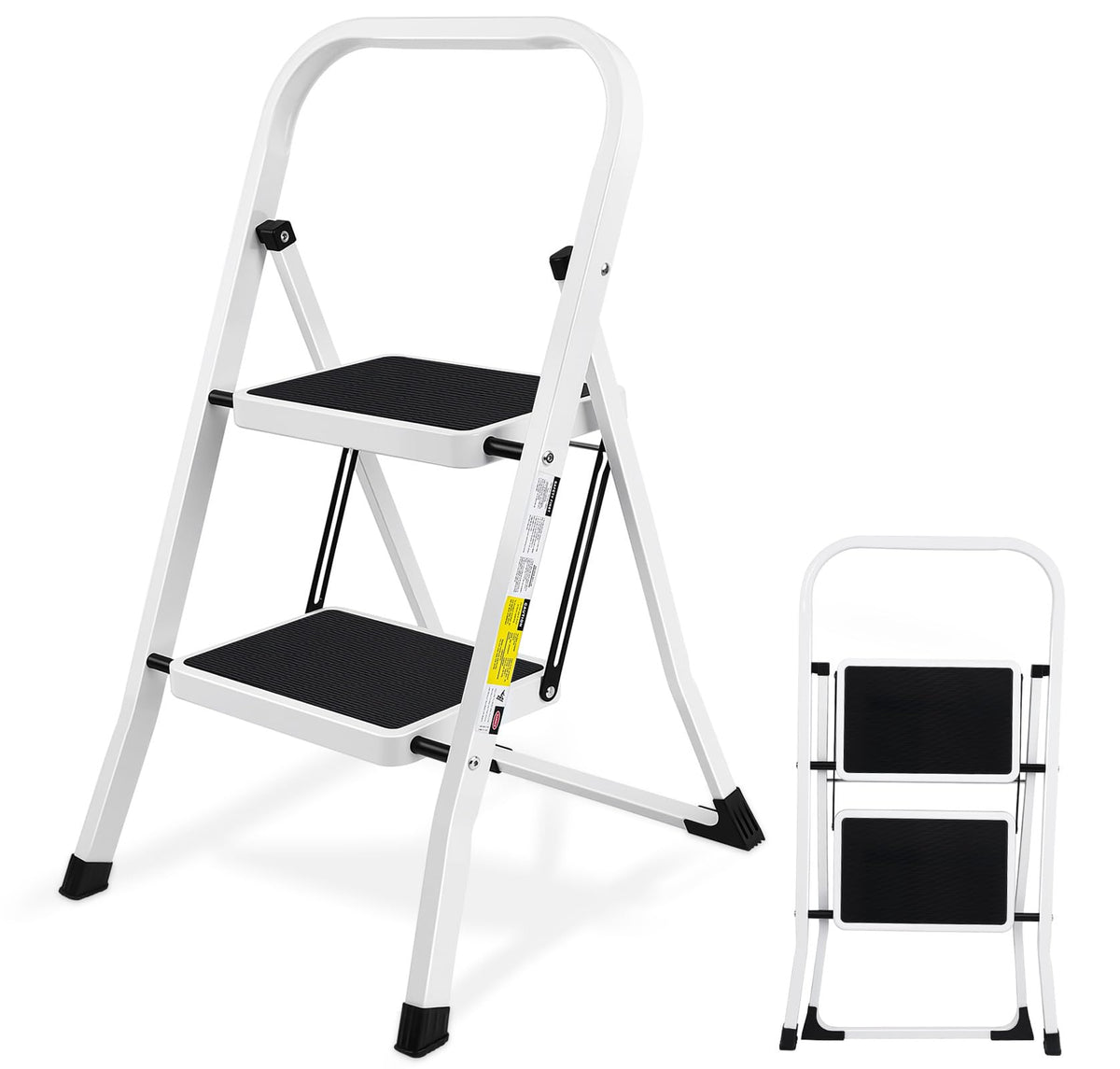 2 Step Folding Stool with Anti-Slip Pedal G3985