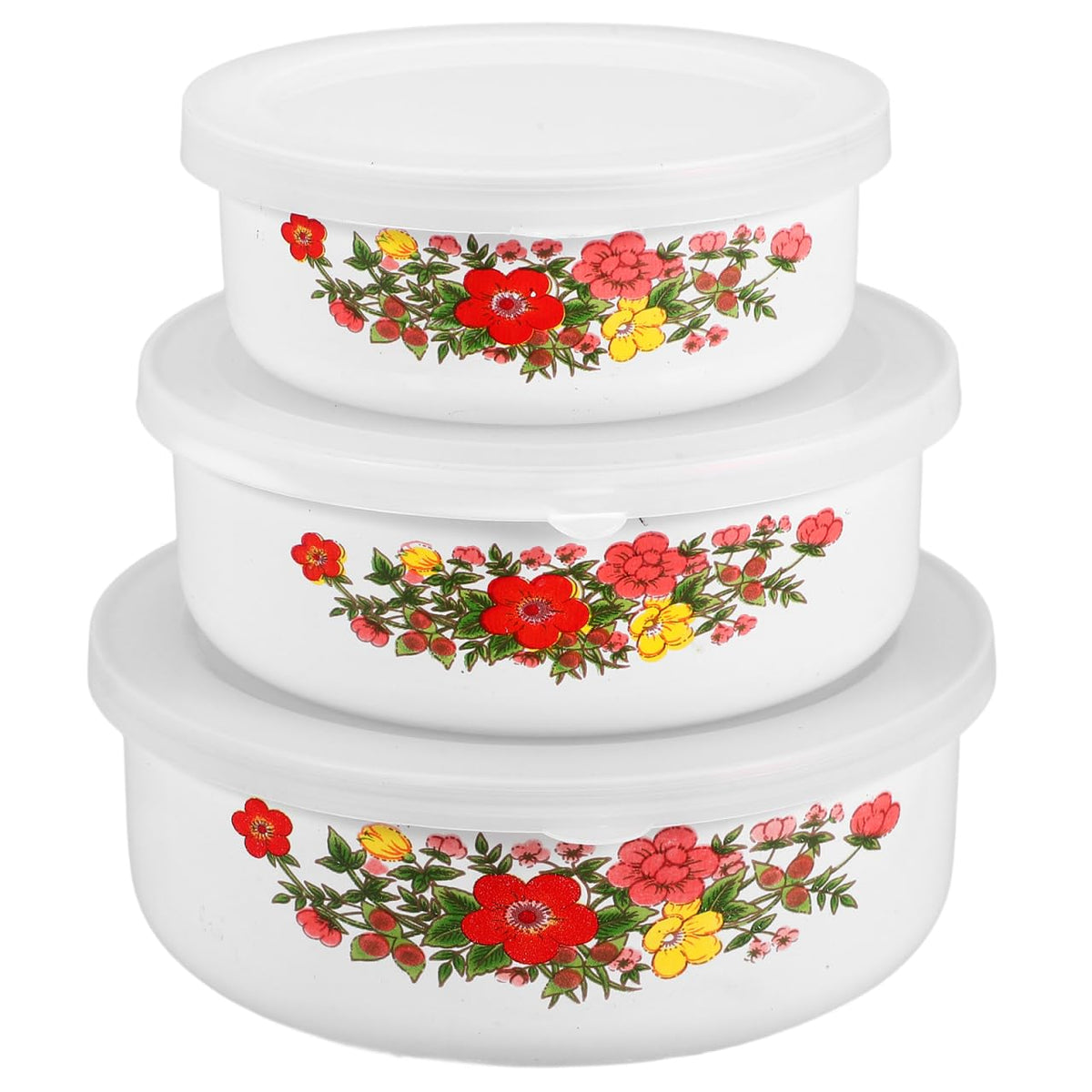 Enamel Bowls Set 3 Piece 4.72 Inch A168232