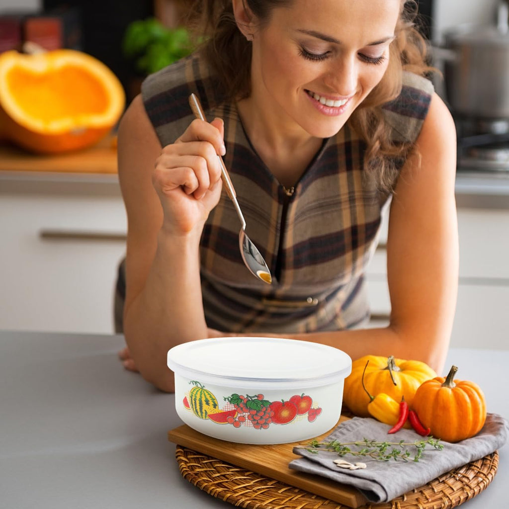 Enamel Bowls Set 3 Piece 4.72 Inch A168232