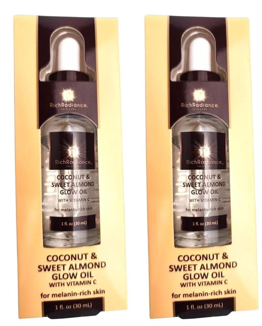 Face Glow Oil with Coconut, Sweet Almond & Vitamin C Set of 2 C339465