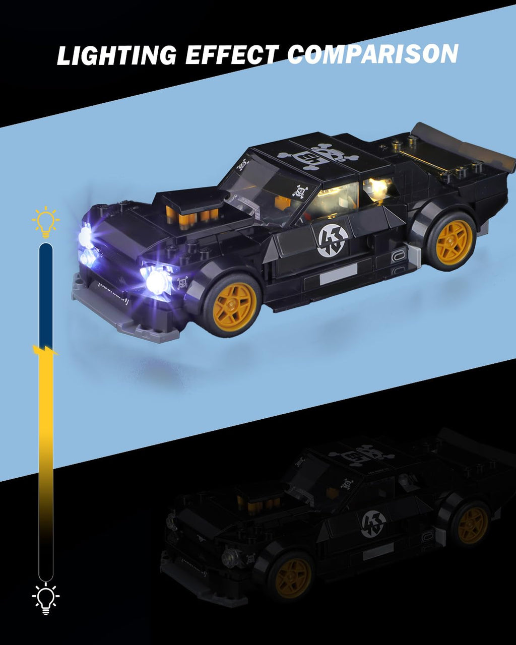 LED Lighting Set Compatible with Building Blocks Model V54546