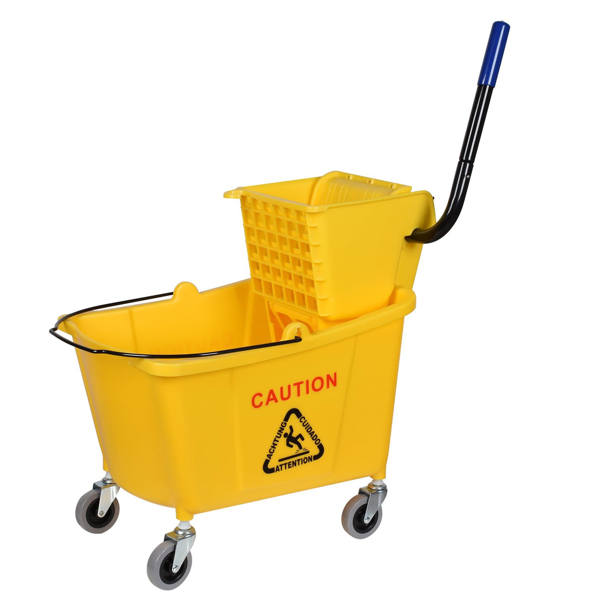 Commercial Mop Bucket on Wheels, 35-Quart H61981