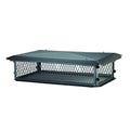 Black Galvanized Steel Multi-Flue Chimney Cap C2306