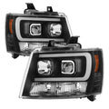 Black DRL LED Projector Headlights K590389