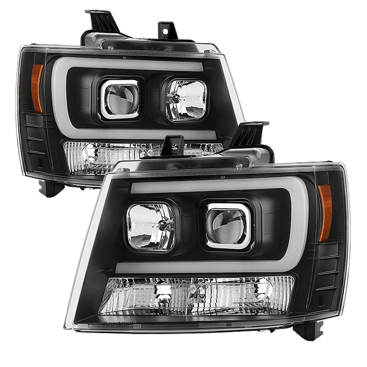 Black DRL LED Projector Headlights K590389