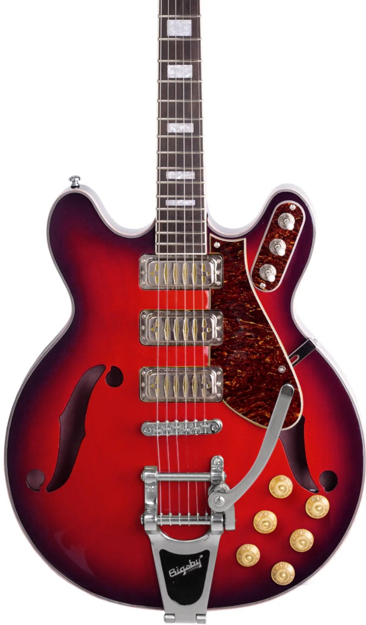 Vintage Redburst Electric Guitar U900313