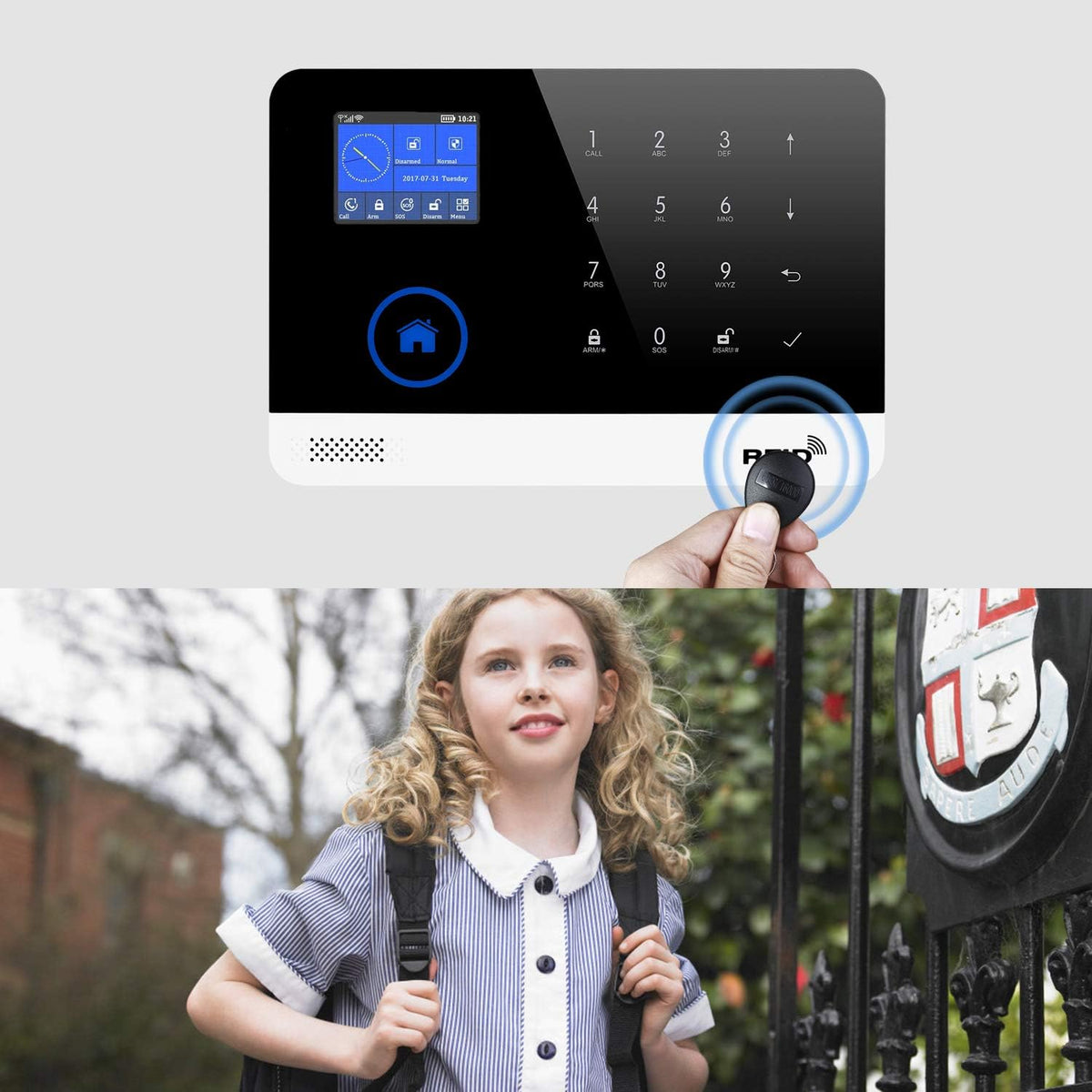 18 Piece Wireless DIY Burglar Alarm Security System I797