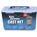 Cast Net, 3/8 inch Mesh, Clear, Lead, 1 lb WT, 9' P221