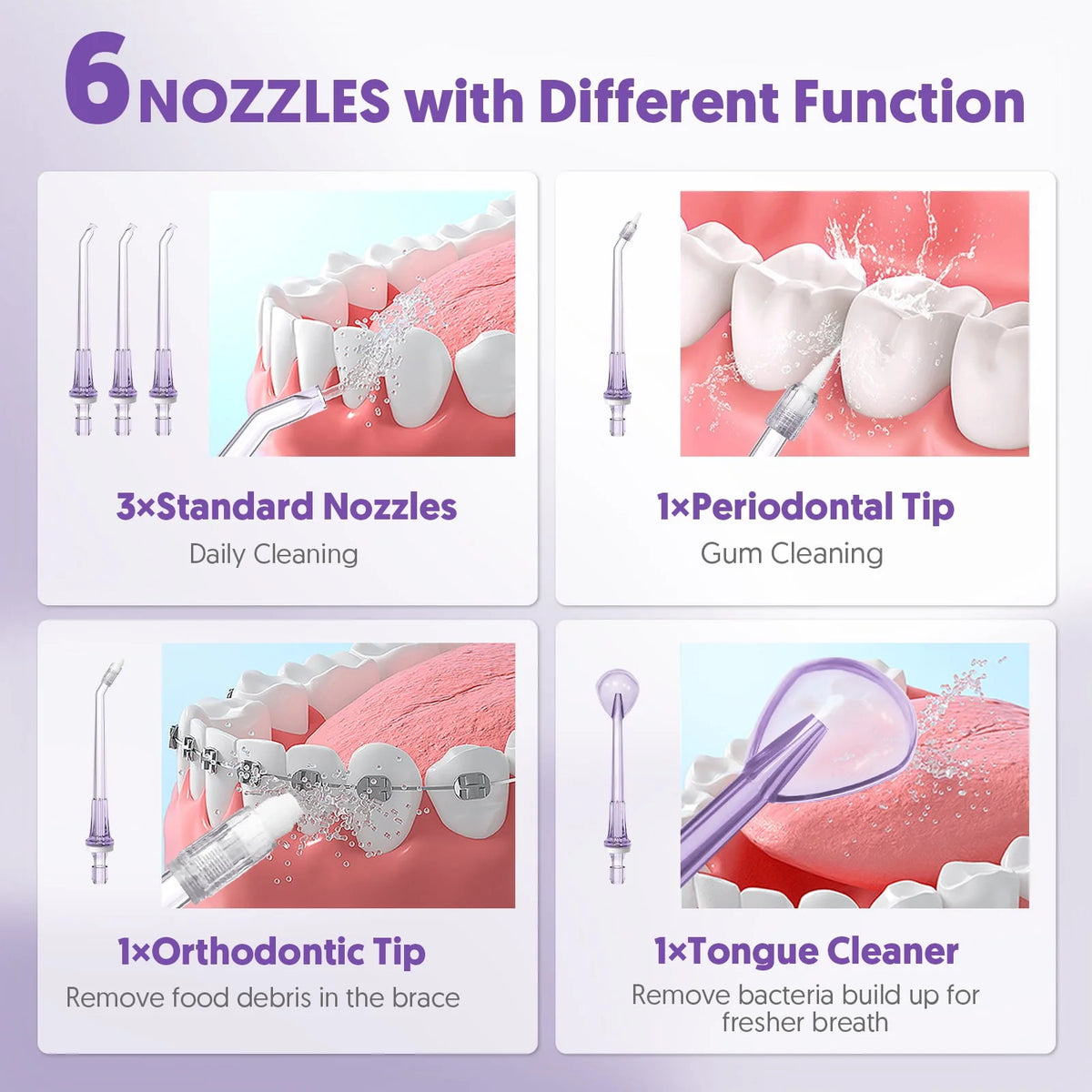 Cordless Oral Irrigator with 300mL Tank M78690
