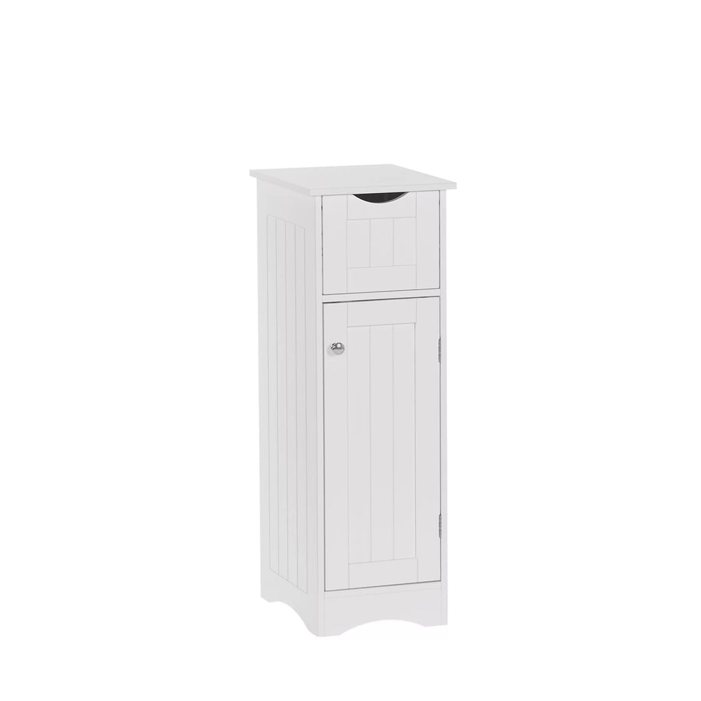 White Slim Cabinet with Drawer E26427