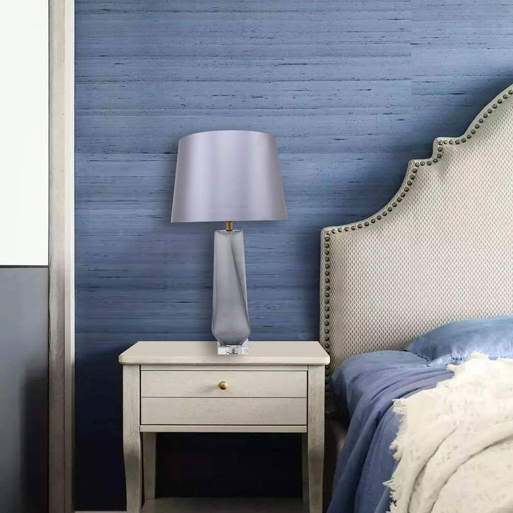 Smoke Grey Table Lamp Set of 2 X395311