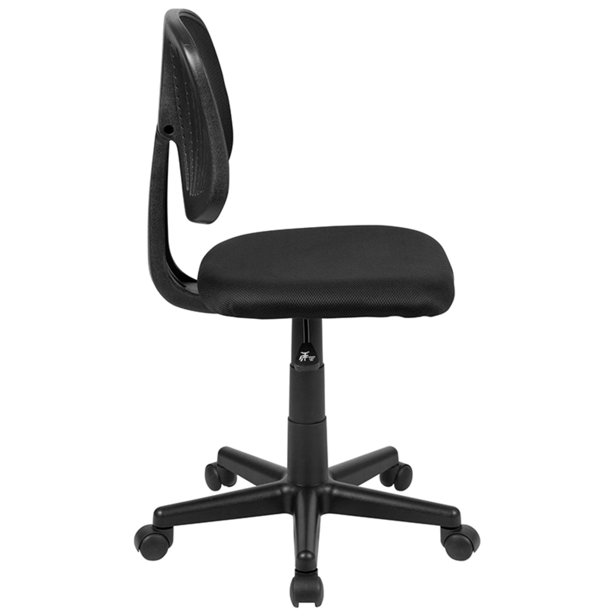 Black Mid-Back Mesh Swivel Task Office Chair W936457