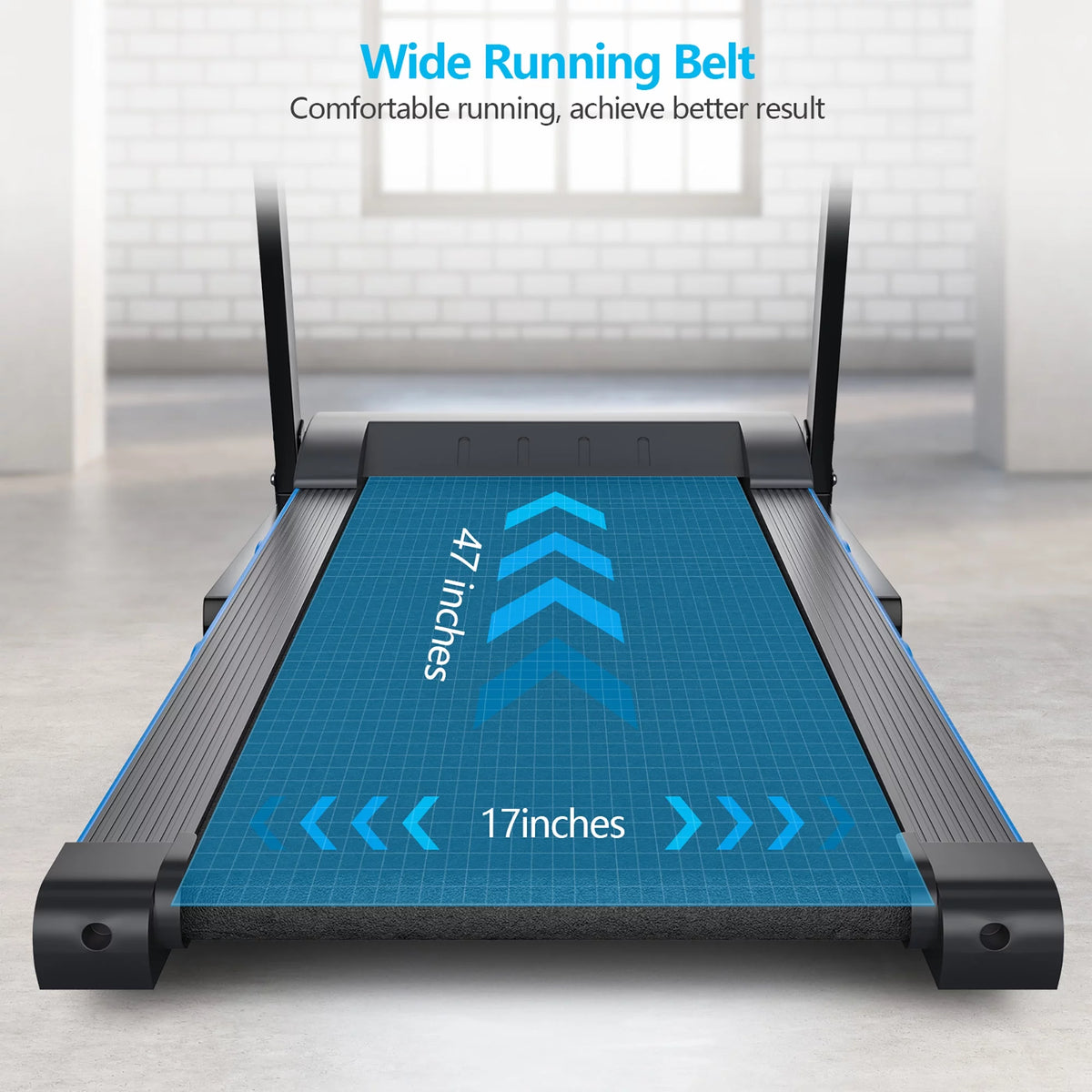 2.25HP Folding Electric Treadmill U4964