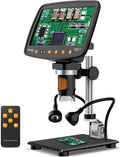 7 Digital Microscope 12MP 1080P Video with Metal Stand 2 LED Fill Lights 32G SD Card V84954