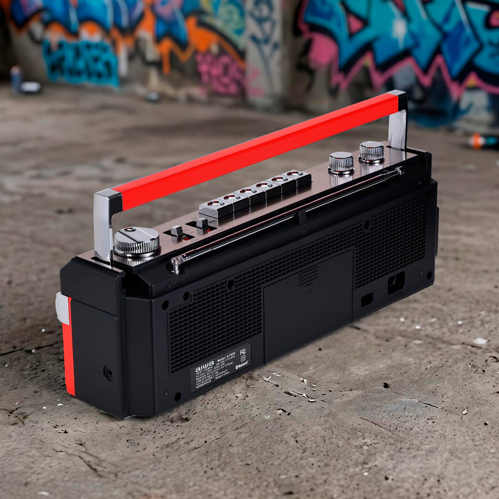 Portable Bluetooth Cassette Player & Recorder Boombox W96654