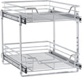 Chrome 2-Tier Sliding Cabinet Organizer E192