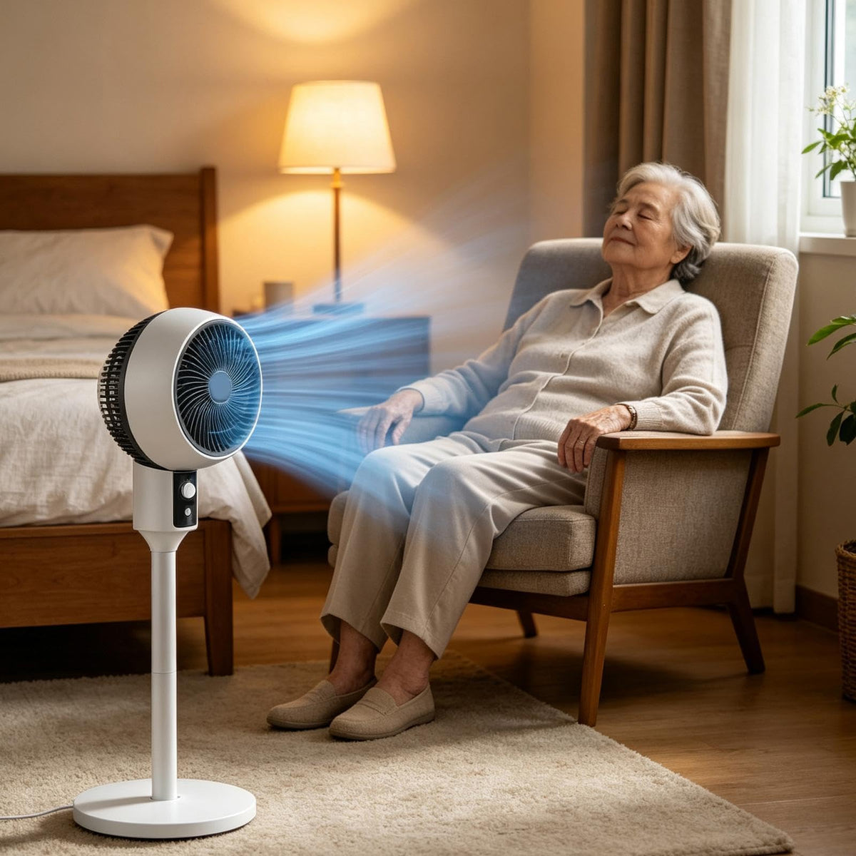 3-Speed Quiet Pedestal Fan O724870