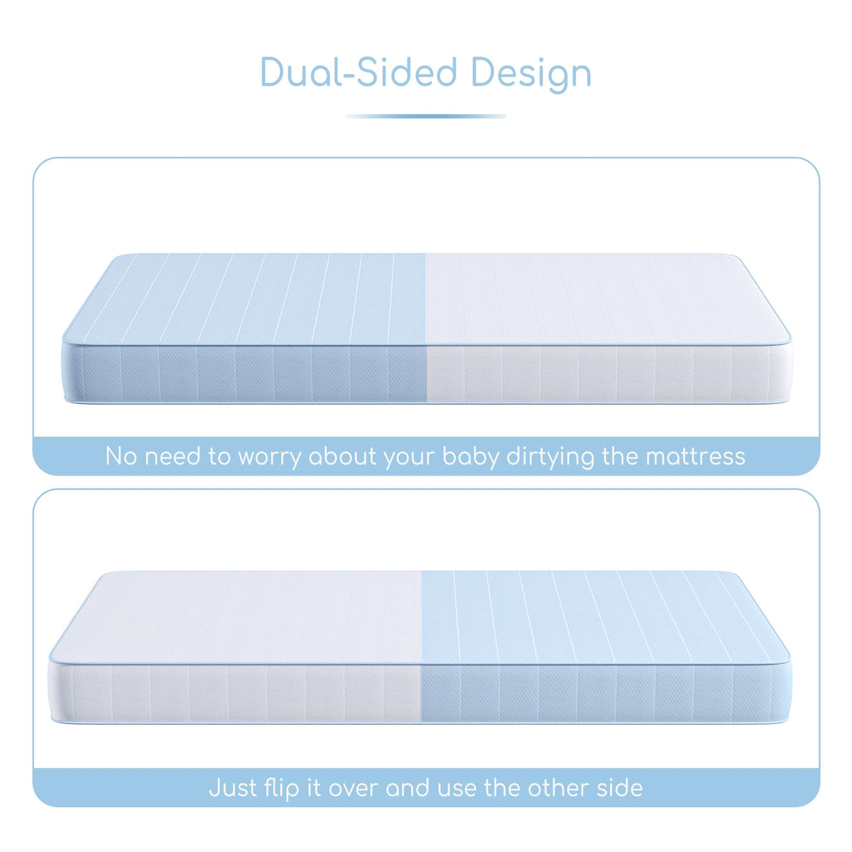 Dual Sided Memory Foam Crib Mattress N296978