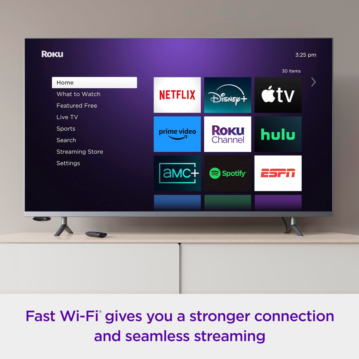 4K Streaming Device with Voice Remote D925