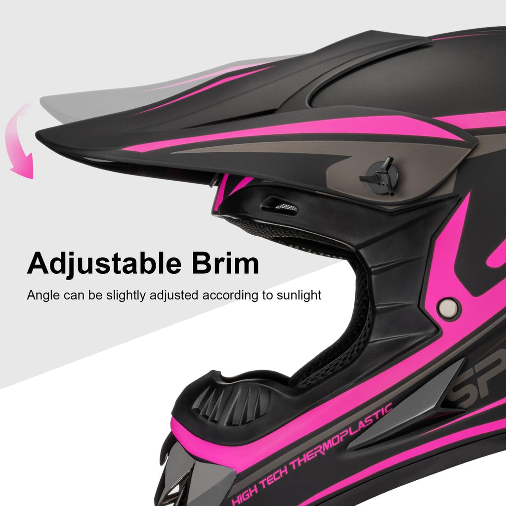 Kids DOT Approved Full Face Motocross Helmet A128