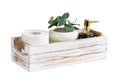 Rustic Wooden Toilet Paper Holder Q8779