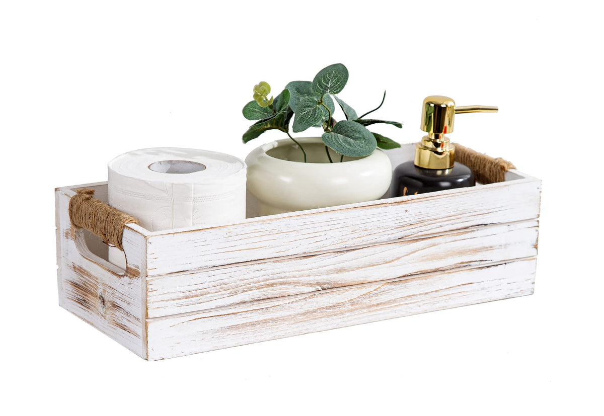 Rustic Wooden Toilet Paper Holder Q8779